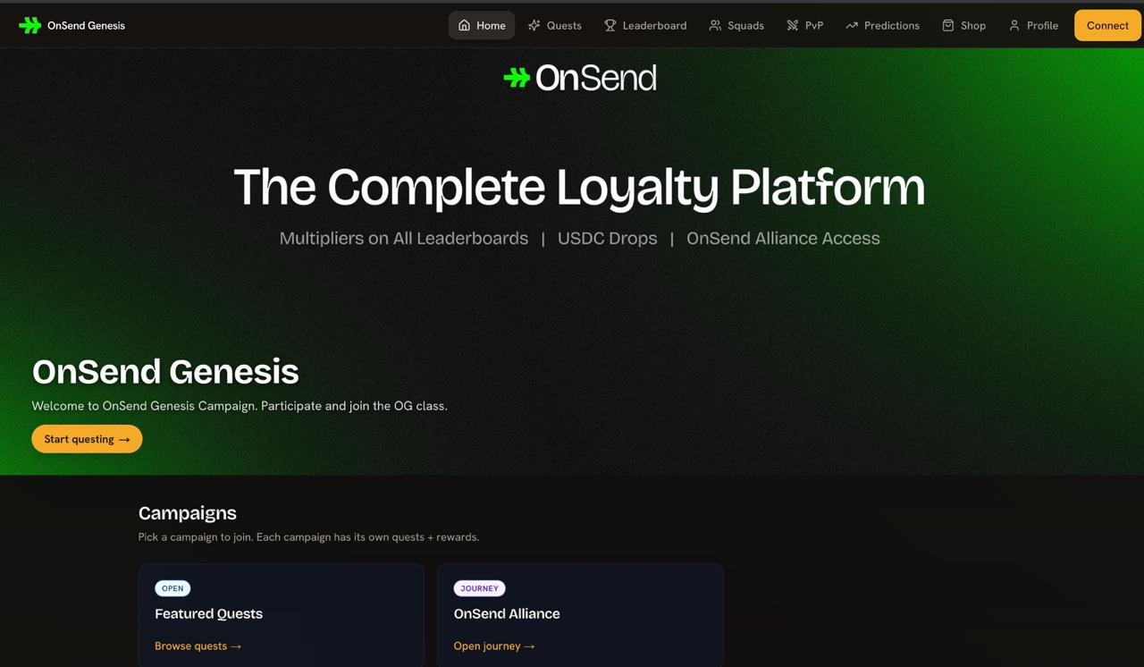 Onsend community platform