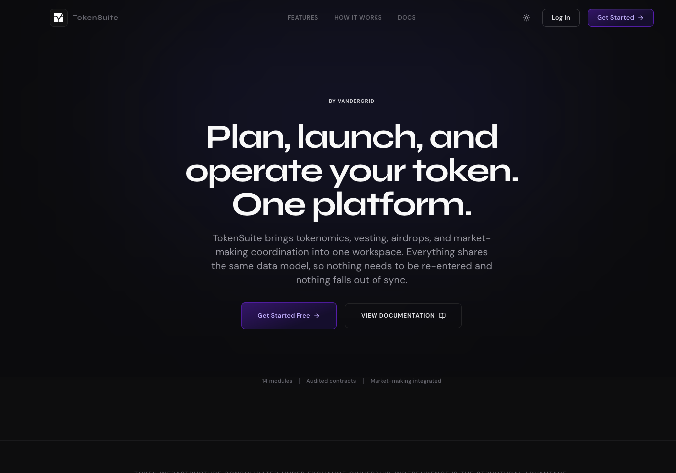 TokenSuite token operations platform